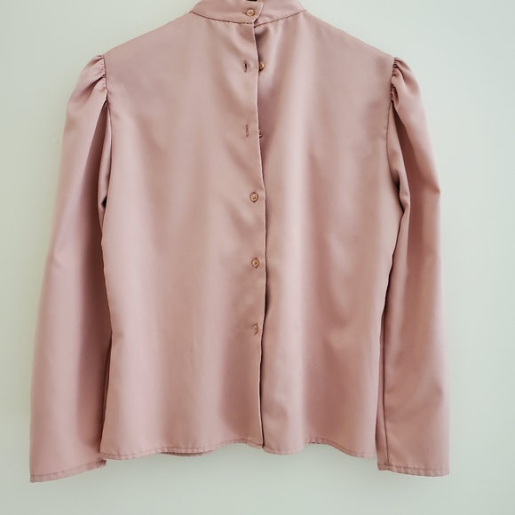 Vintage Kanga Satin Blouse - Picture 6 of 8